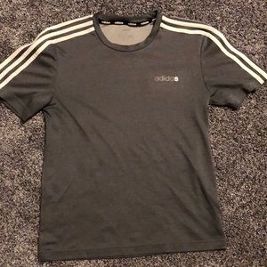 Adidas climate gray short sleeve shirt